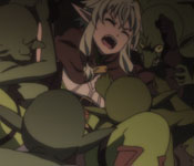 elf zerg swarmed by goblins